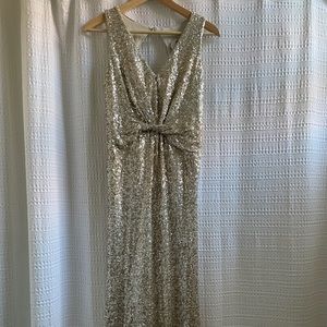 Badgley Mischka Twist It Out Gown